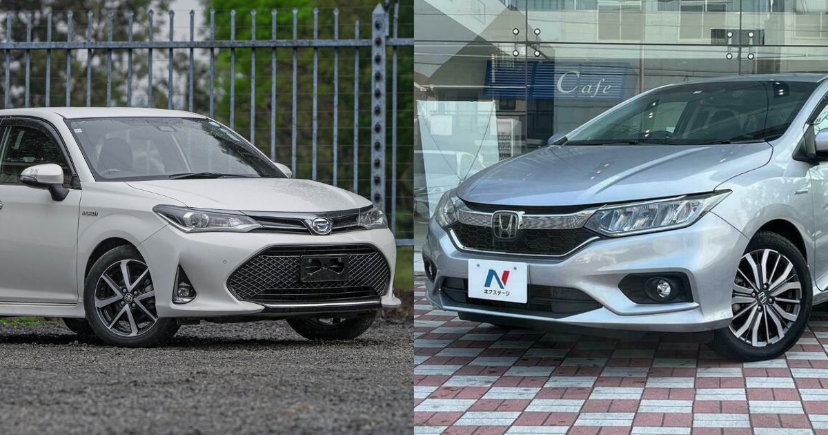 Toyota Axio vs Honda Grace